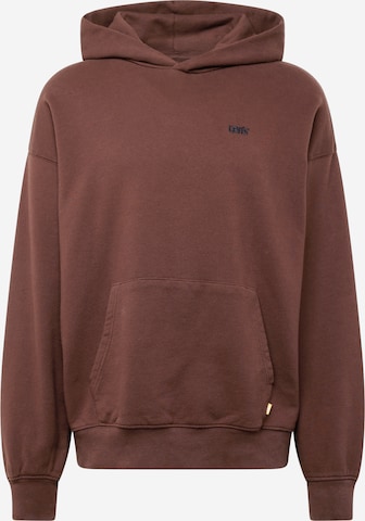 LEVI'S ® Sweatshirt 'Gold Tab Hoodie' in Brown: front
