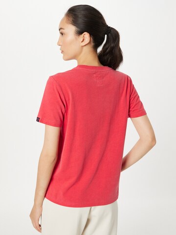 Superdry Тениска 'Vintage' в червено