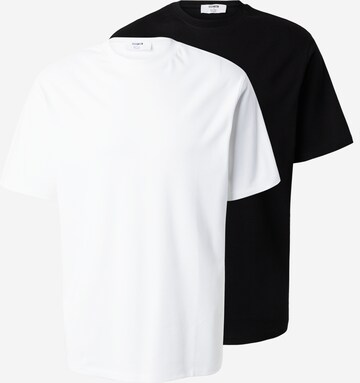 T-Shirt 'Alessio' ABOUT YOU x Kevin Trapp en noir : devant