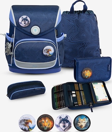 Belmil Backpack in Blue: front
