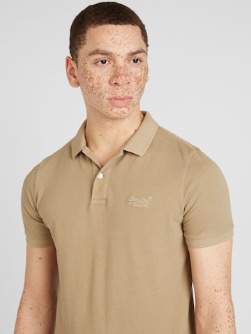 Superdry T-shirt i brun