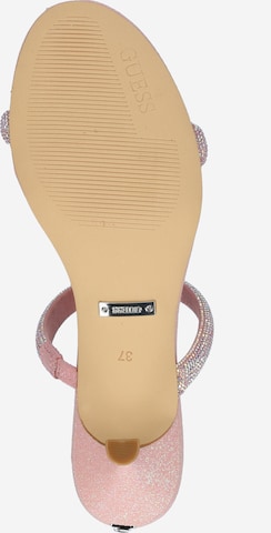 GUESS - Sapato aberto 'Glitze' em rosa