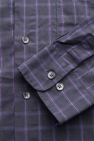 JUPITER Button Up Shirt in M in Purple