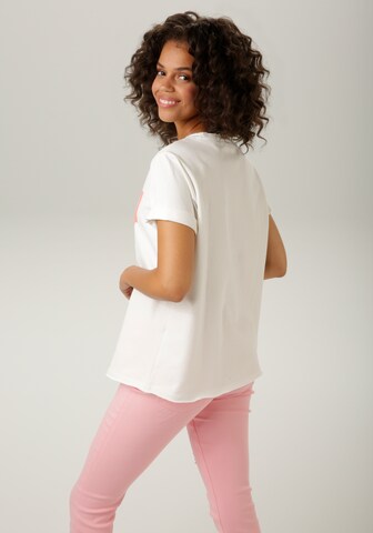 Aniston CASUAL T-Shirt in Weiß