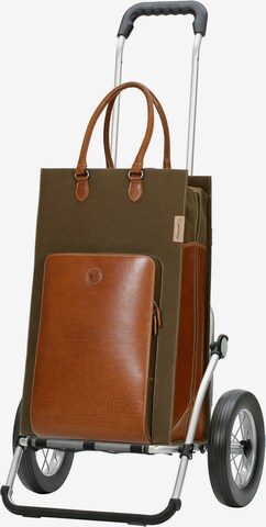 Andersen Shopper Trolley 'Royal Charu' in Groen: voorkant