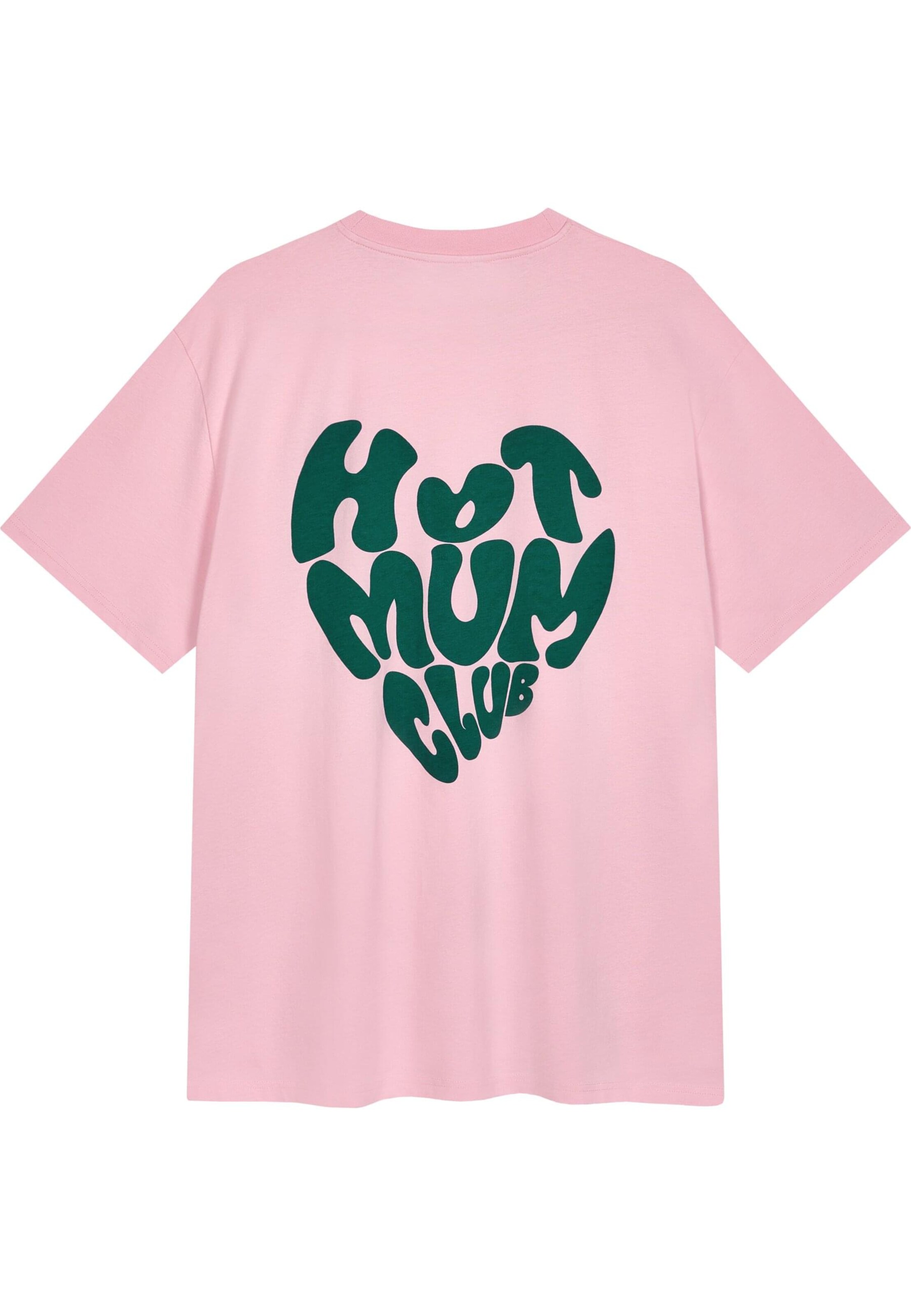 OH APRIL Tričko 'Hot Mum' – pink