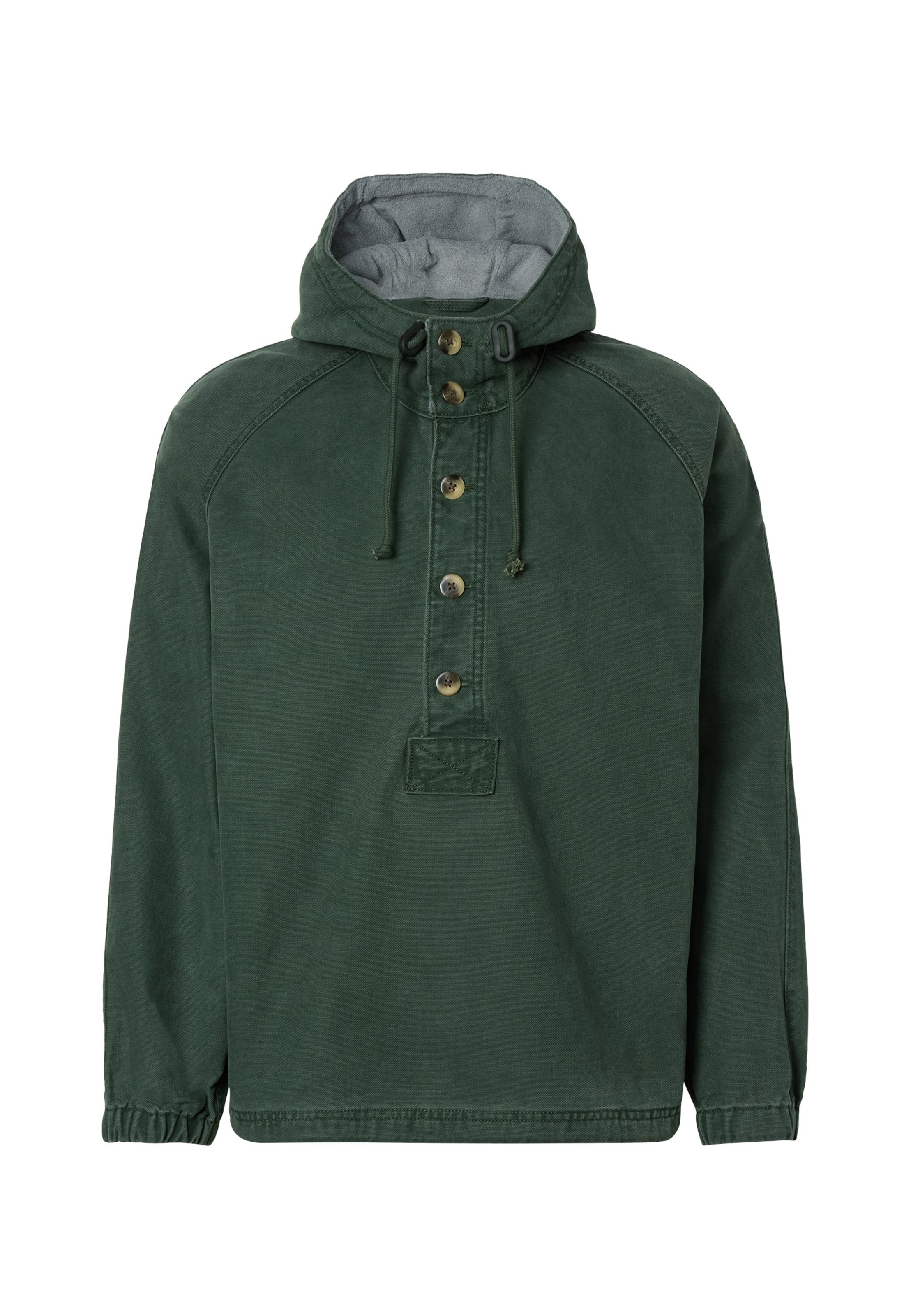 Geacă de primăvară-toamnă de la Abercrombie & Fitch pe verde: față