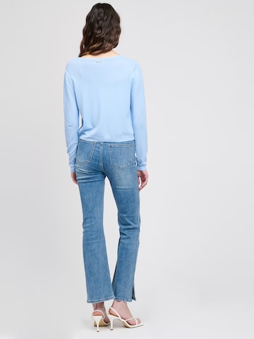 Influencer Разкроени Дънки в синьо