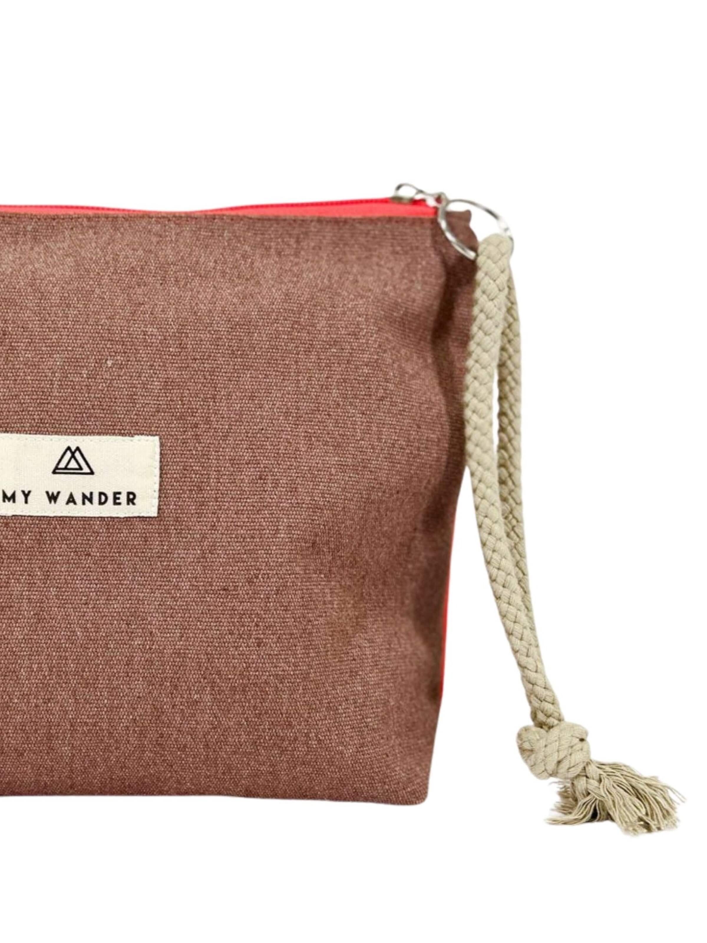 Mywander Kulturtasche 'Portofino Repelente'‌‌‌ in Braun: Vorderseite
