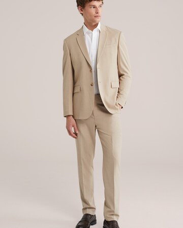 Slimfit Pantaloni con piega frontale di WE Fashion in beige