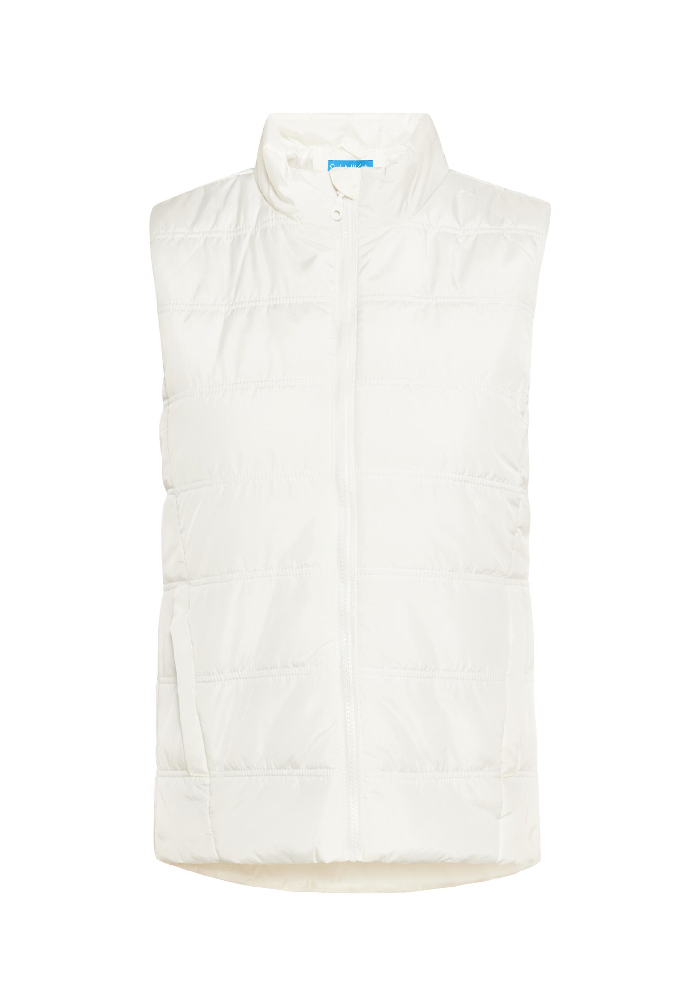 Gilet SANIKA en blanc : devant