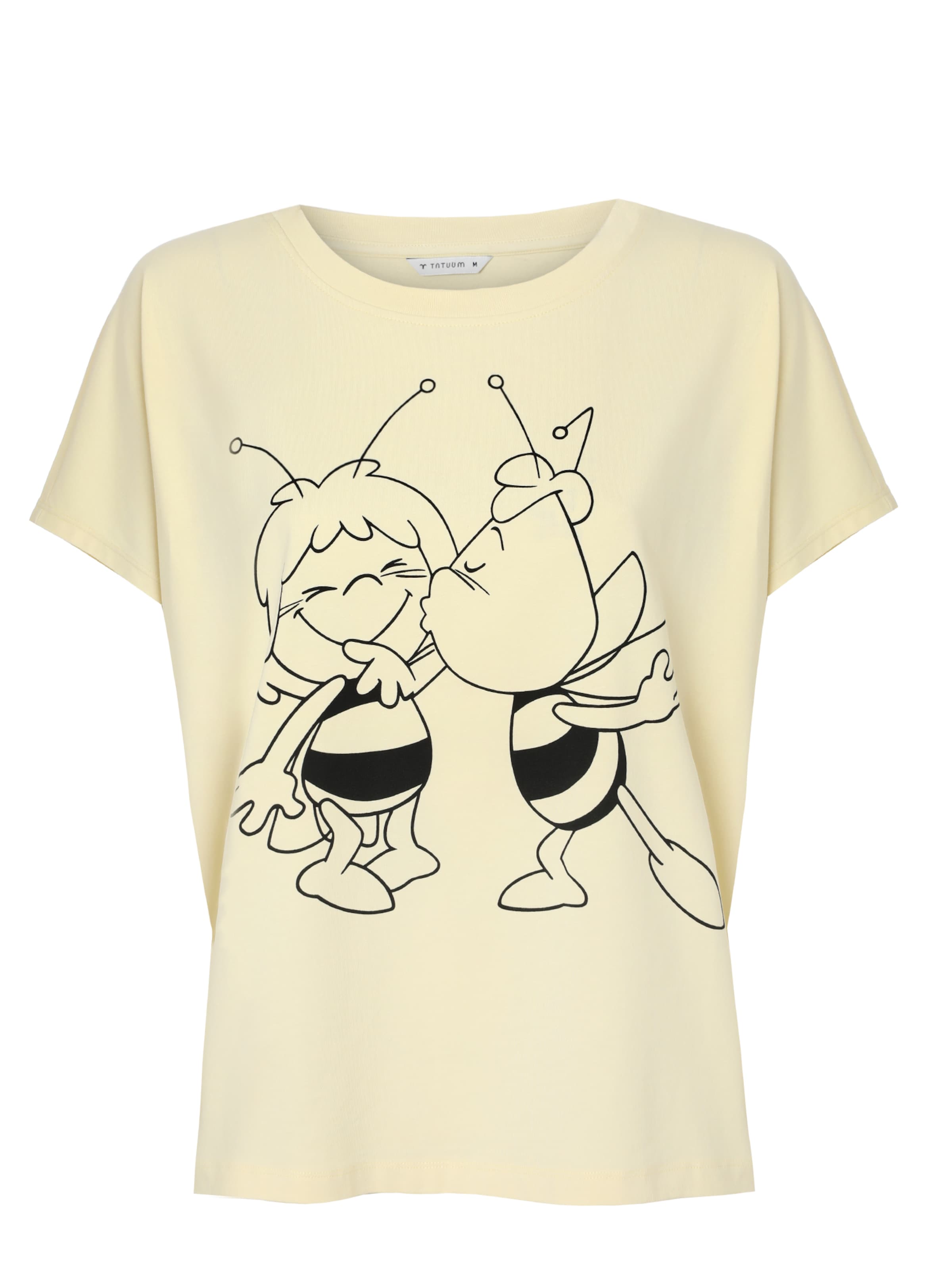 TATUUM Μπλουζάκι 'Nils' σε κίτρινο: μπροστά