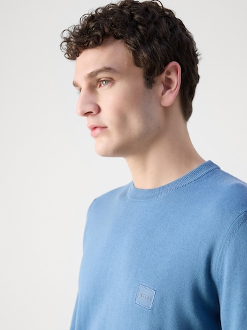 BOSS Sweater 'Kanovano' in Blue
