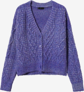 Cardigan 'Narciso' MANGO en violet : devant