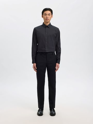 SELECTED - Ajuste estrecho Camisa '16092939' en negro