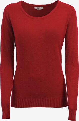 Influencer Pullover in Rot: predná strana