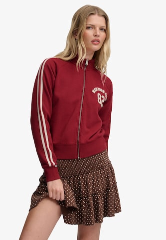 Superdry & Co Sweatvest 'Athletic' in Rood: voorkant