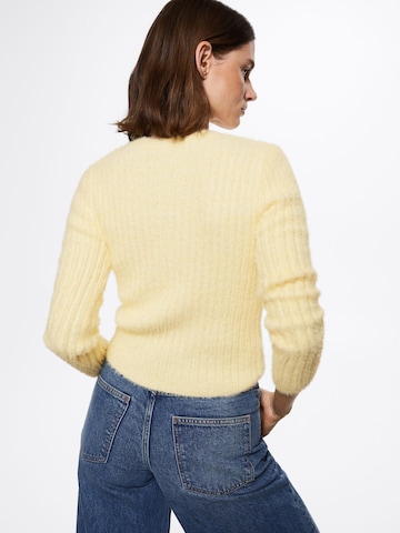 MANGO Sweater 'Hairo' in Yellow