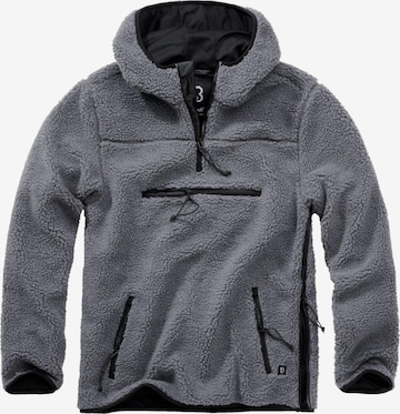 Brandit Fleece Jacket in Grey: front