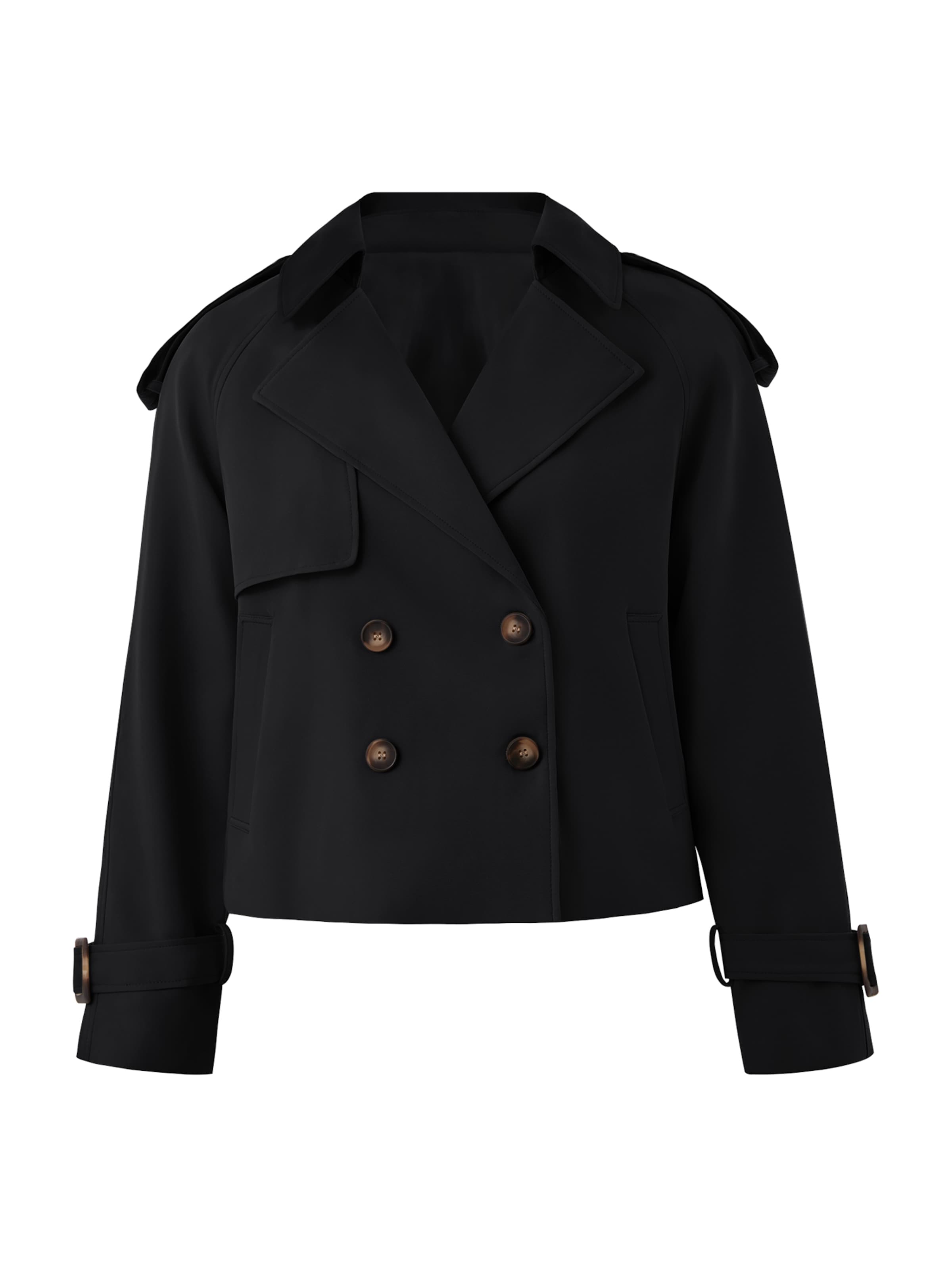 Geacă de primăvară-toamnă de la Imily Bela pe negru: față