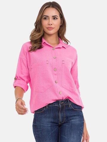 CIPO & BAXX Bluse in Pink: Vorderseite
