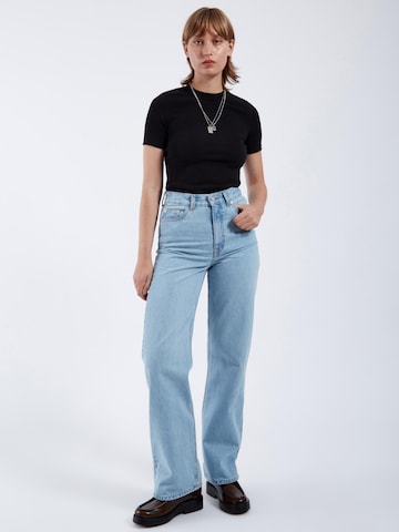 Dr. Denim Regular Jeans 'Echo High Straight' in Blauw