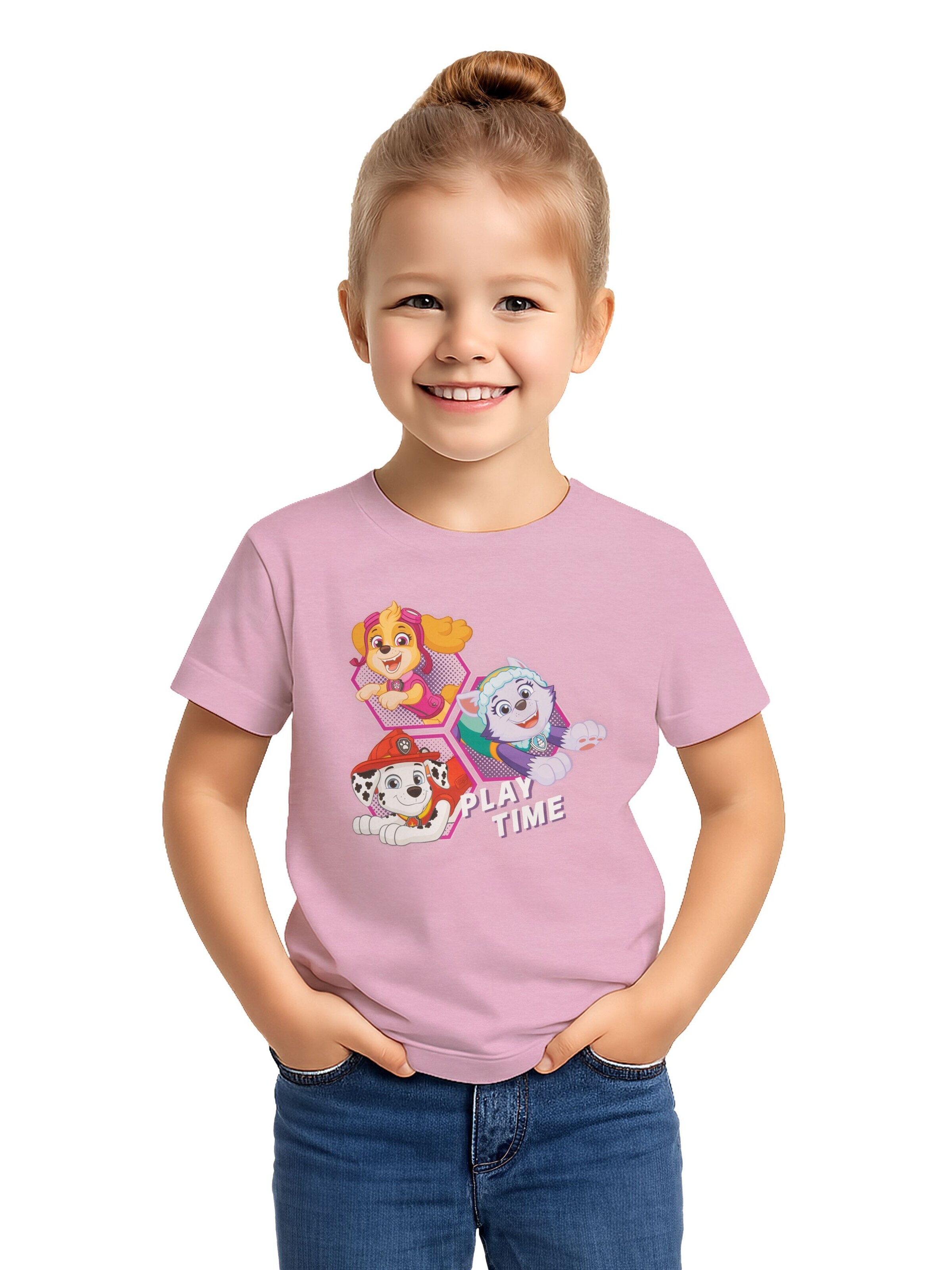 PAW Patrol Shirt 'Playtime' in Pink: front