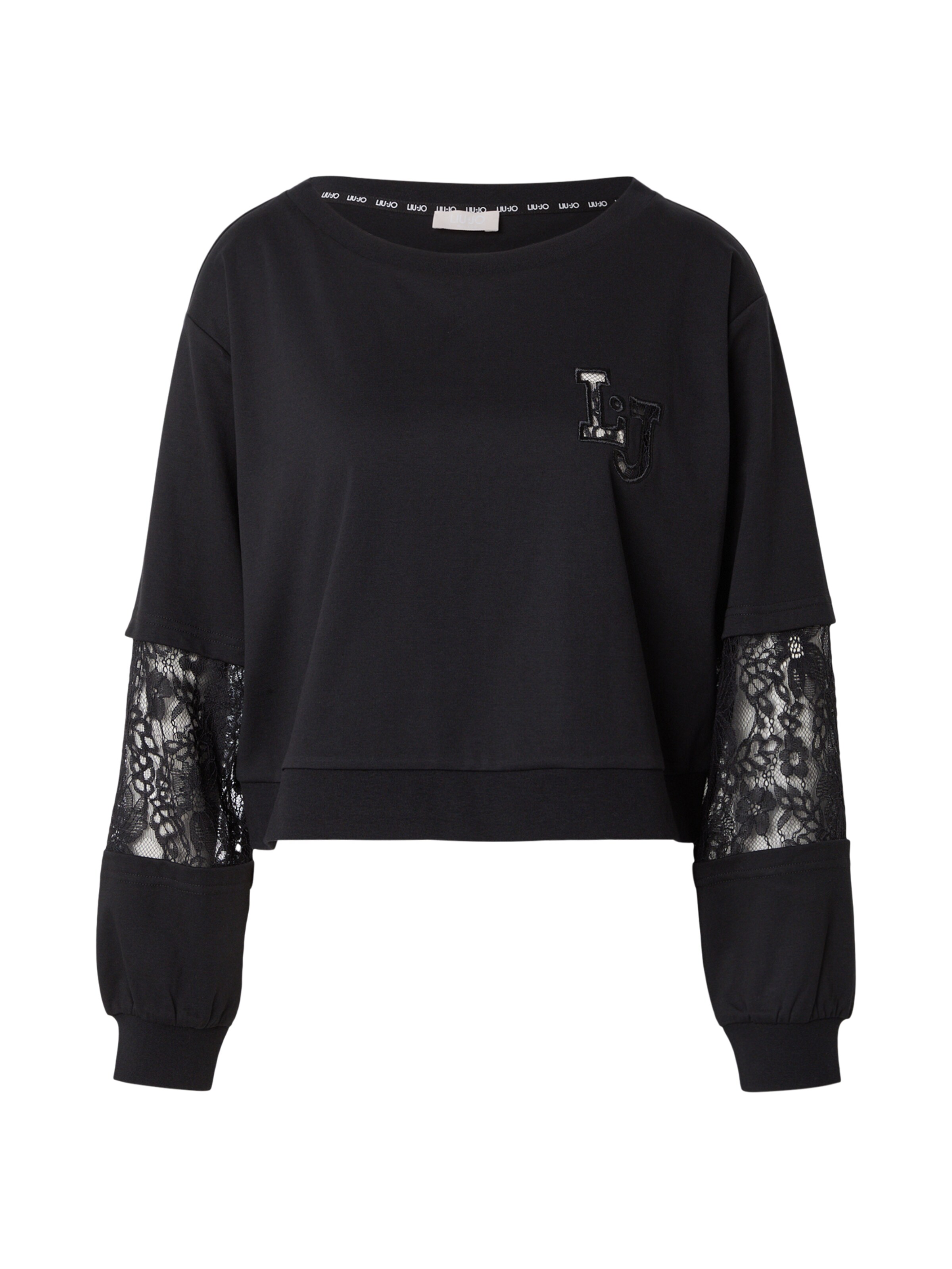 Liu JoSweater majica - crna boja: prednji dio