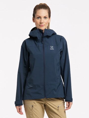 Haglöfs Outdoor Jacket 'Spate' in Blue: front