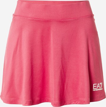 EA7 Emporio Armani Spódnica sportowa w kolorze różowy: przód