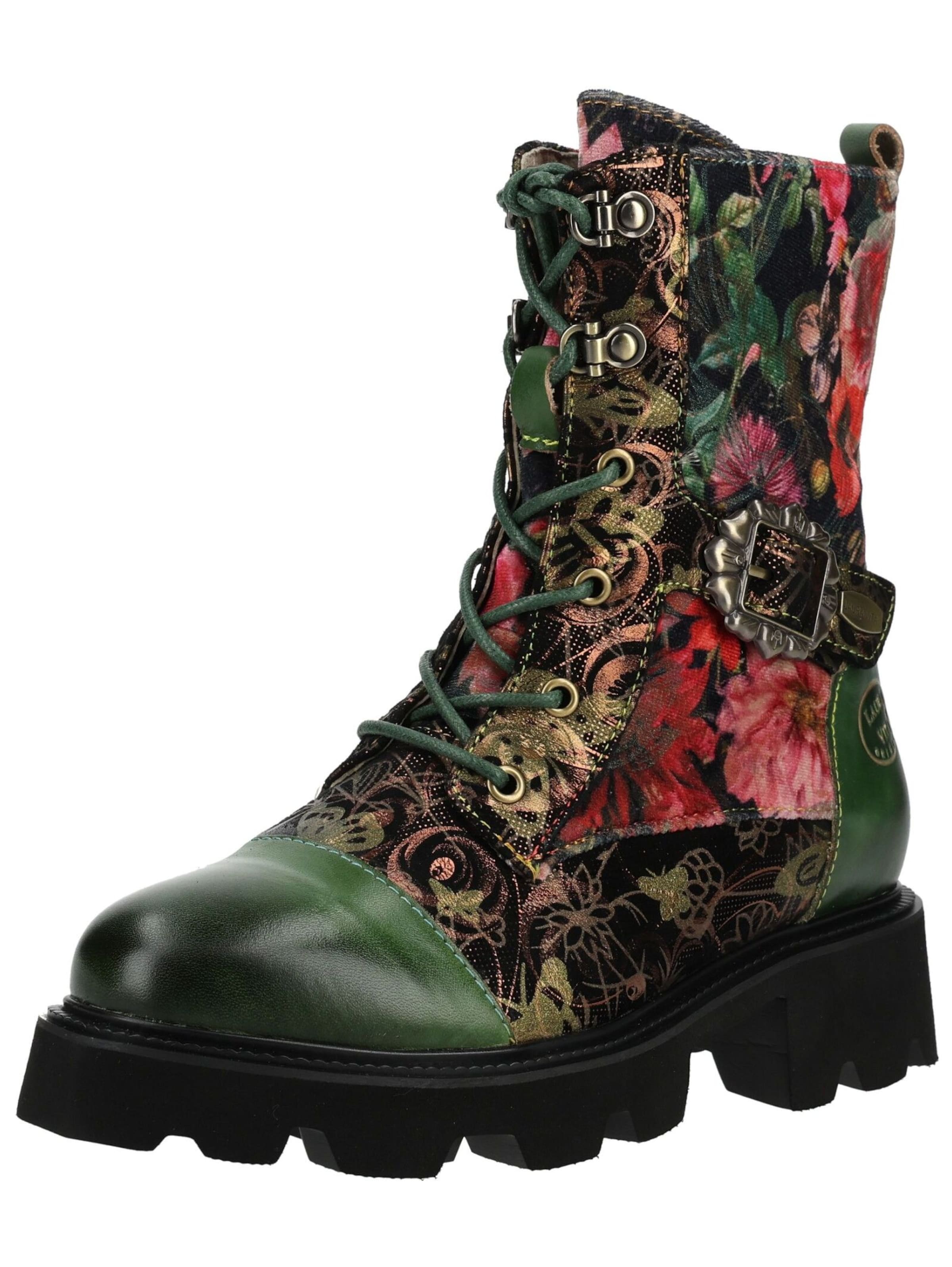 Laura Vita Stiefelette in Grün: Vorderseite