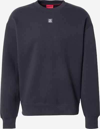 HUGO Collegepaita 'Dettil' värissä musta / valkoinen, Tuotenäkymä