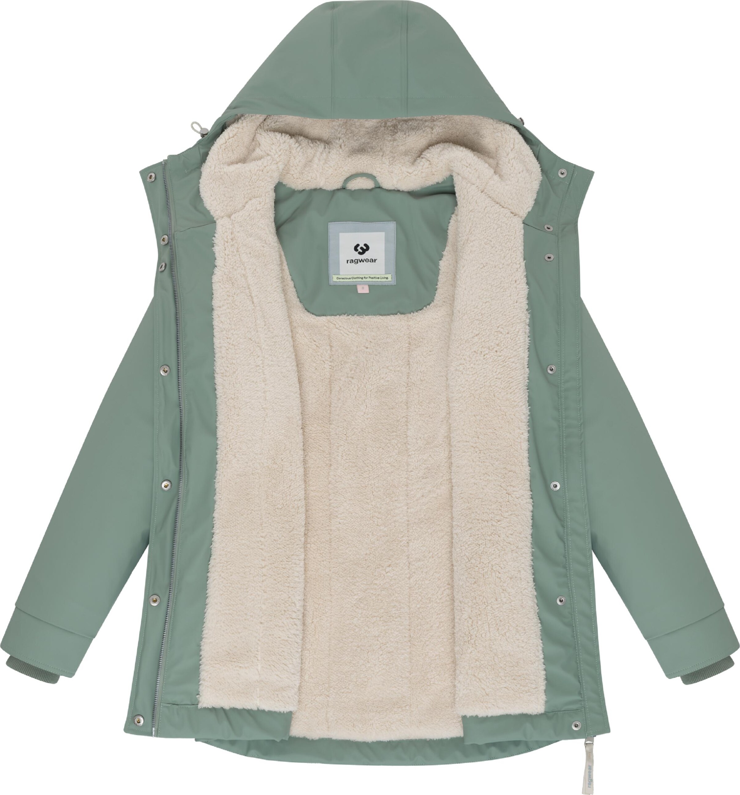 Ragwear Between-Season Jacket 'Monadis' in Green