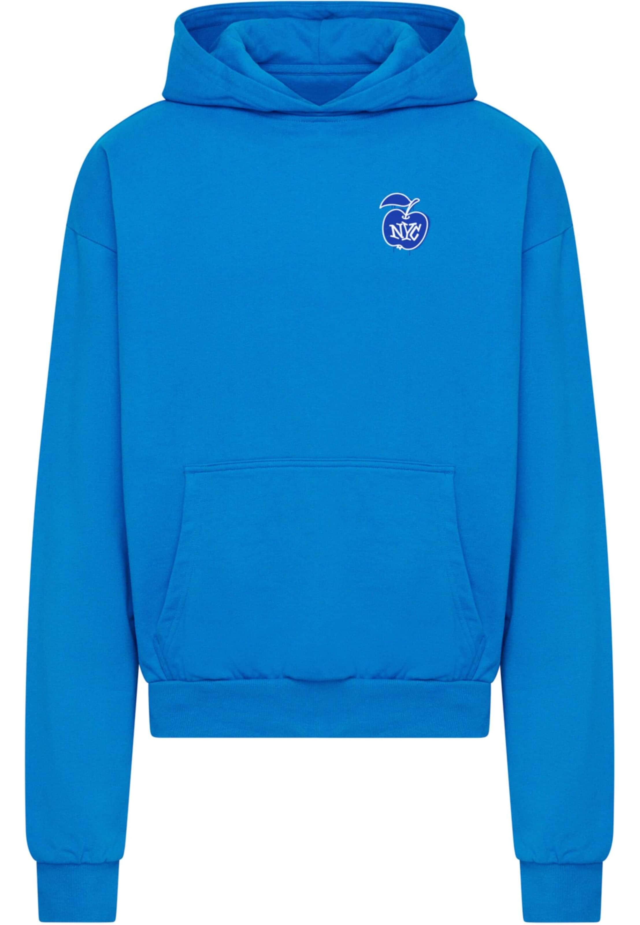 Mister Tee Mikina 'Big Apple NYC' – modrá: přední strana