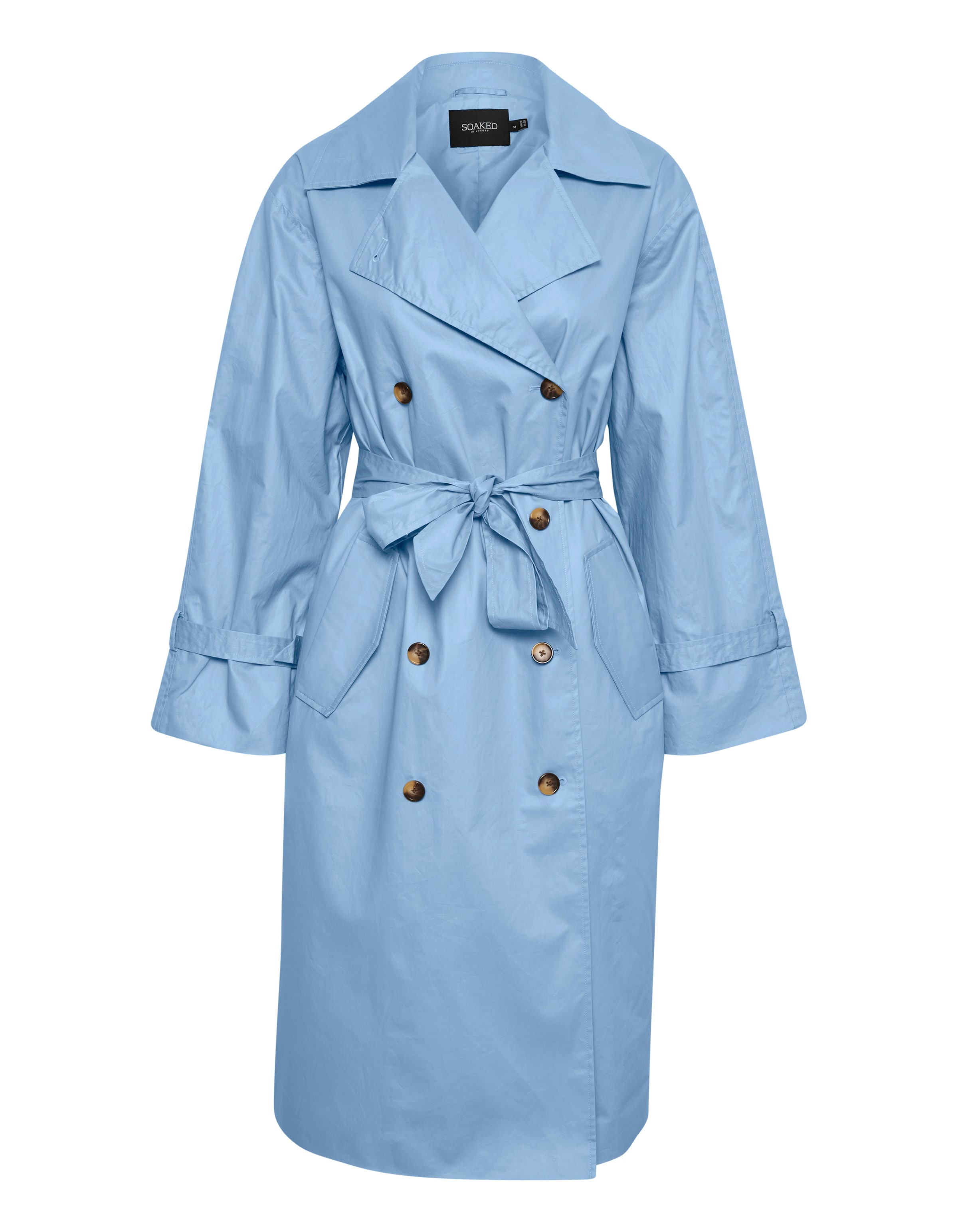Manteau mi-saison SOAKED IN LUXURY en bleu : devant