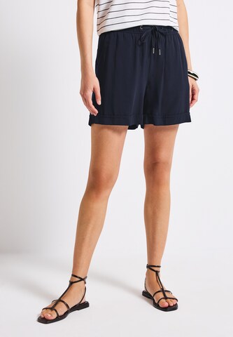 STREET ONE Loose fit Pants in Blue: front