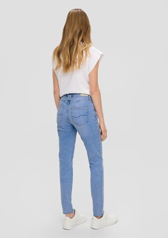 Skinny Jean 'Sadie' QS en bleu