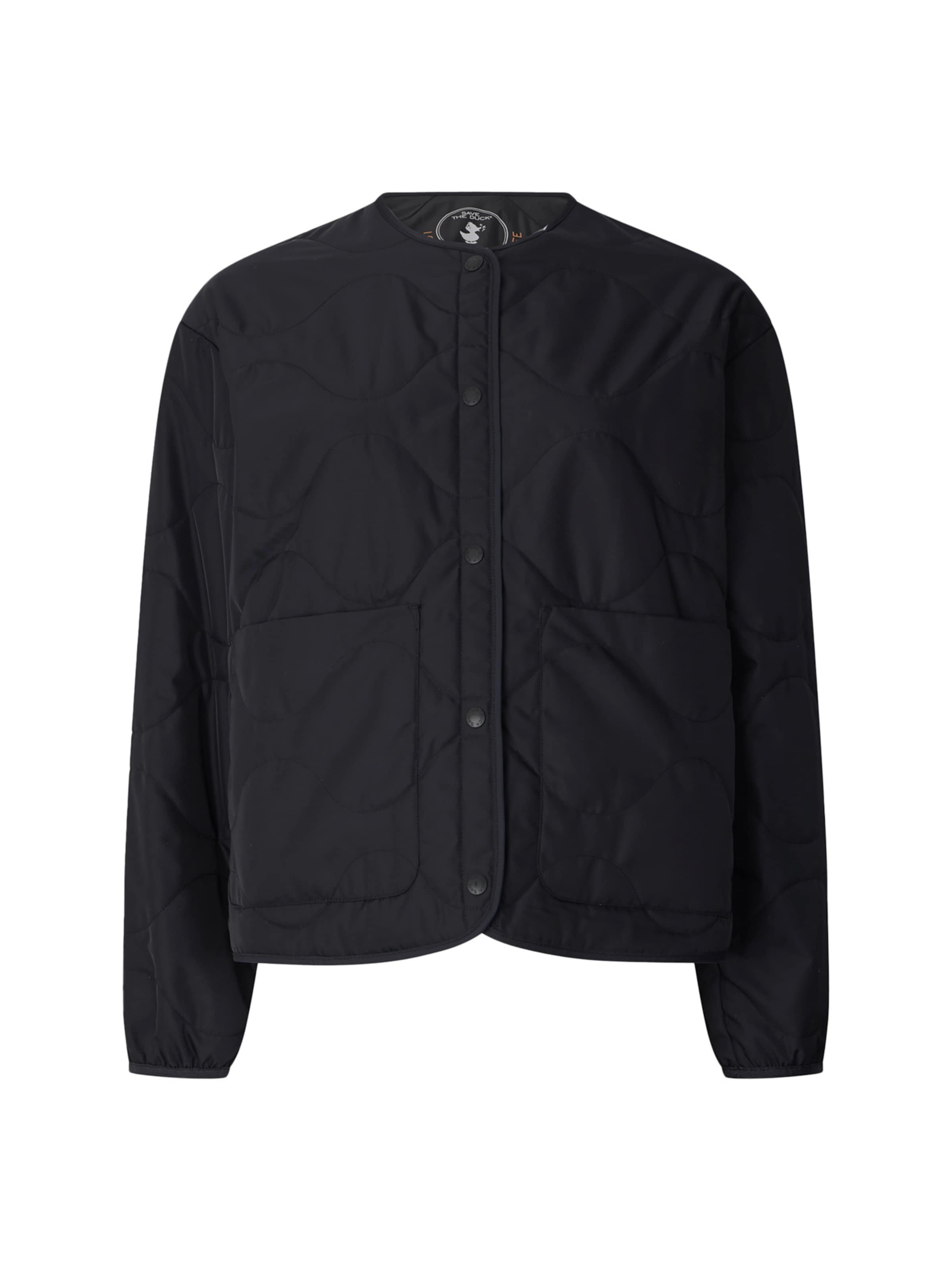 SAVE THE DUCK Between-Season Jacket 'Desi' in Black: front