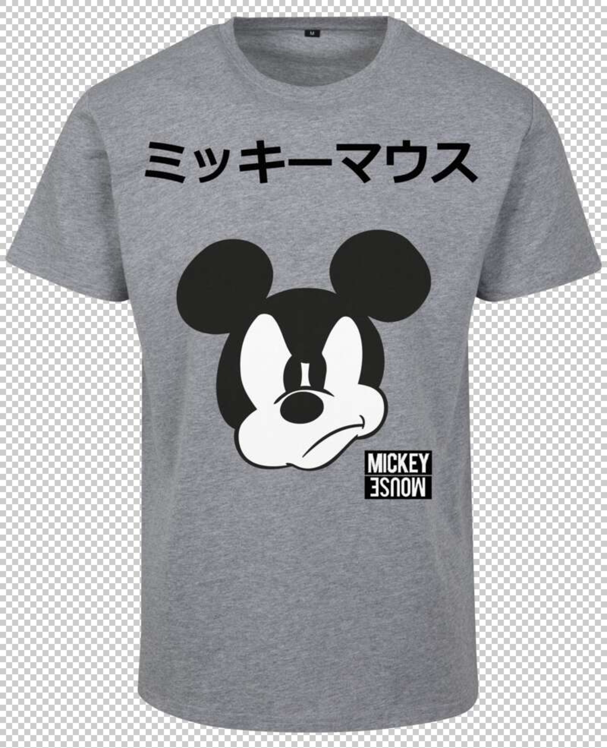 Mister Tee Bluser & t-shirts 'Mickey Japanese' i grå: forside