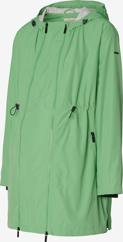 Esprit Maternity Between-Seasons Parka in Green: front