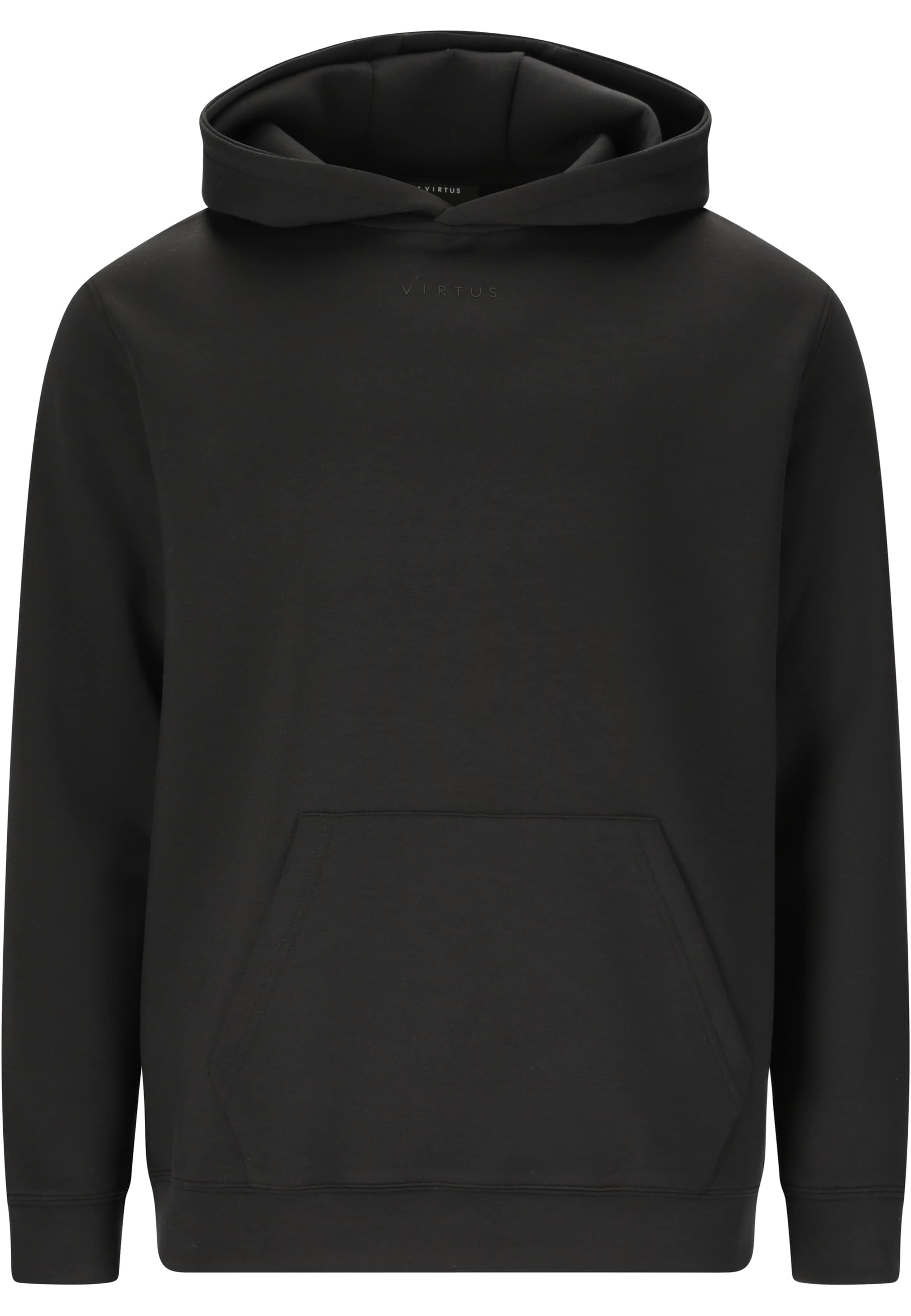 Virtus Sweatshirt 'Taro V2' in Schwarz: Vorderseite