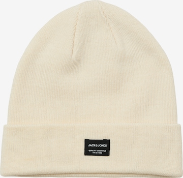 JACK & JONES Muts 'JJDna' in Wit: voorkant