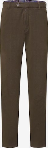 Regular Pantalon chino 'Bonn' MEYER en marron : devant