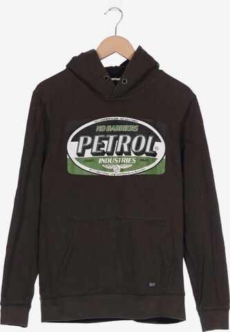 Petrol Industries Sweatshirt & Zip-Up Hoodie in L in Green: front