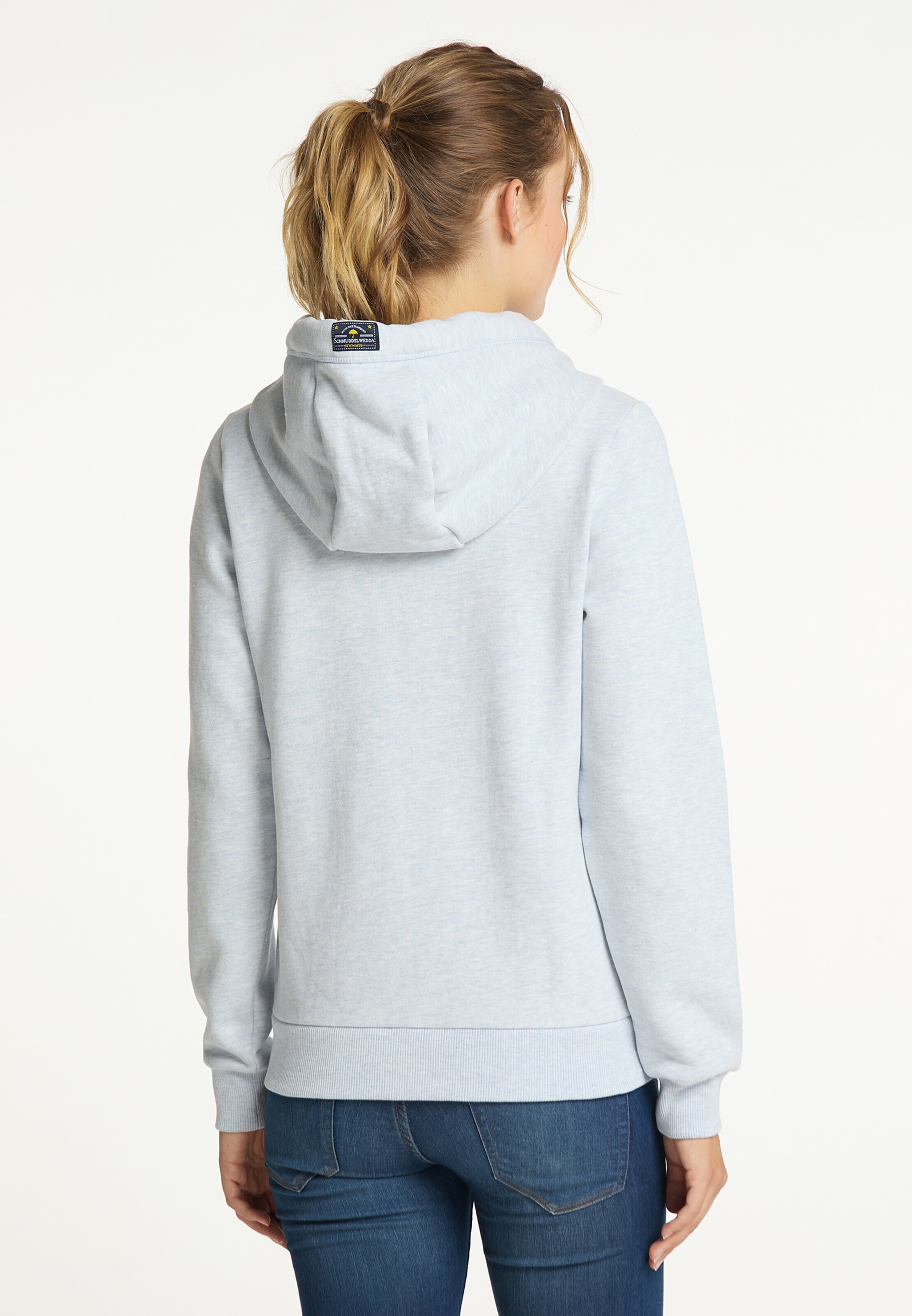 Frauen Sweat Schmuddelwedda Sweatjacke in Azur - OP57250 Frauen Sweat Schmuddelwedda Sweatjacke in Azur - OP57250