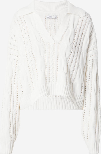 HOLLISTER Sweater in White, Item view