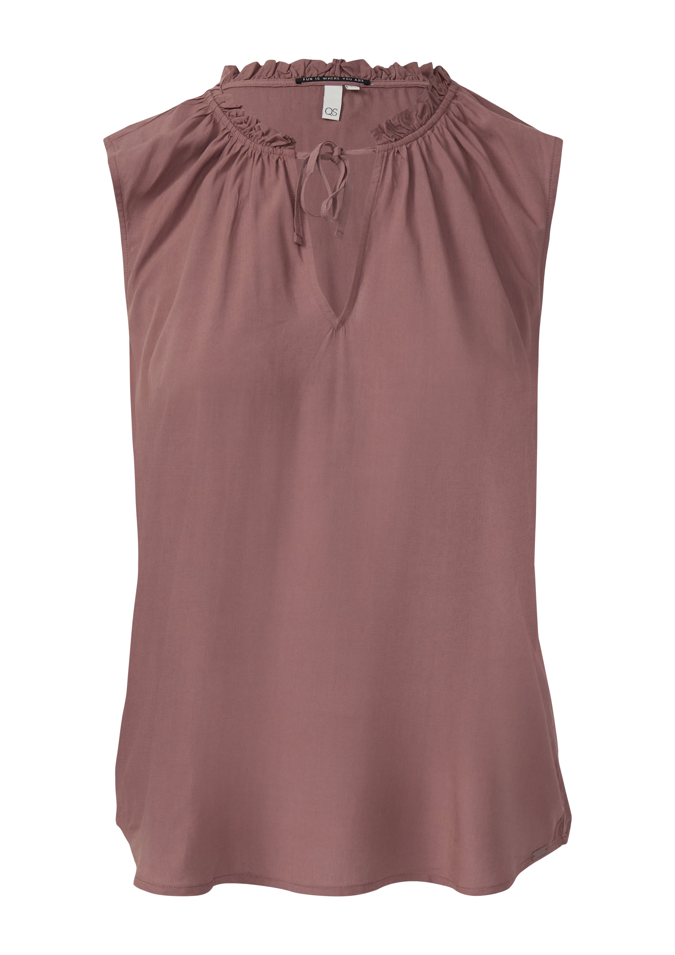 QS Bluse in Lila: Vorderseite