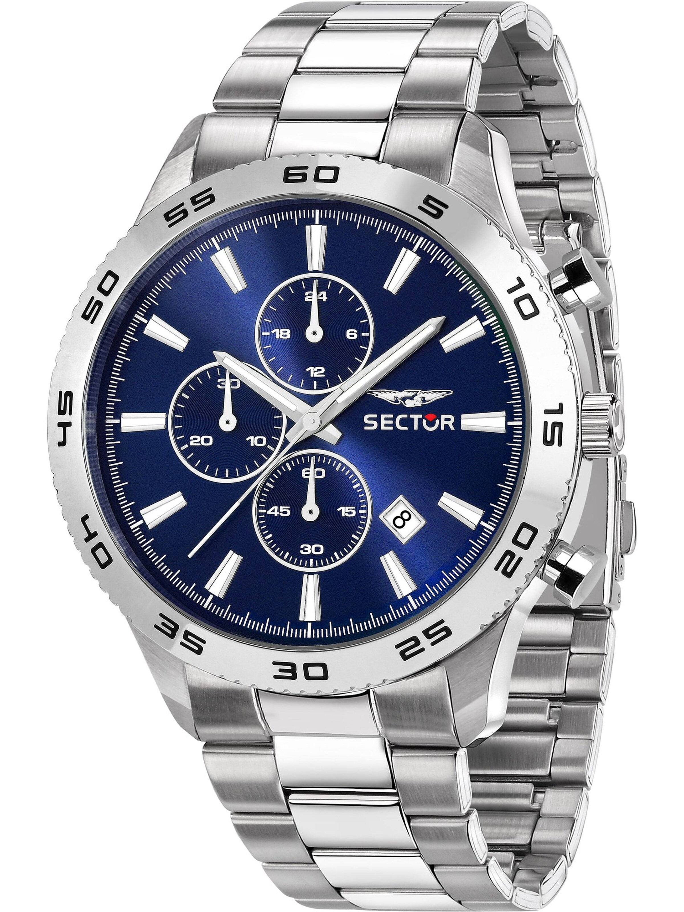 SECTOR Uhr in Blau: Vorderseite