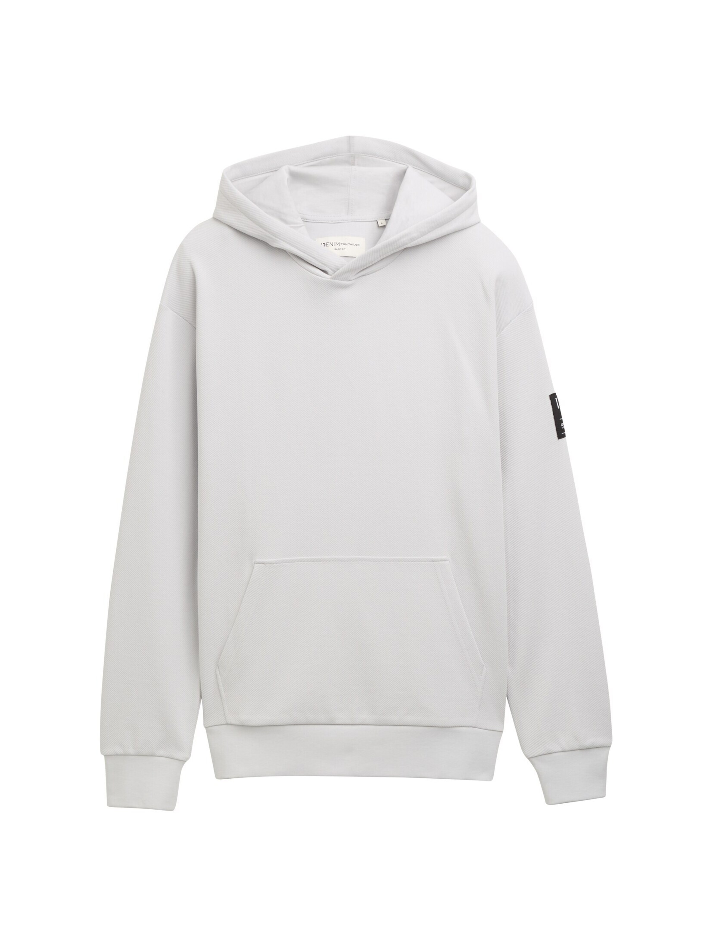 TOM TAILOR DENIM Sweatshirt in Grau: Vorderseite