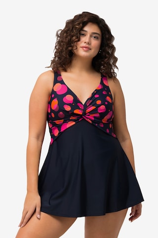 Ulla Popken Swimsuit in Black: front